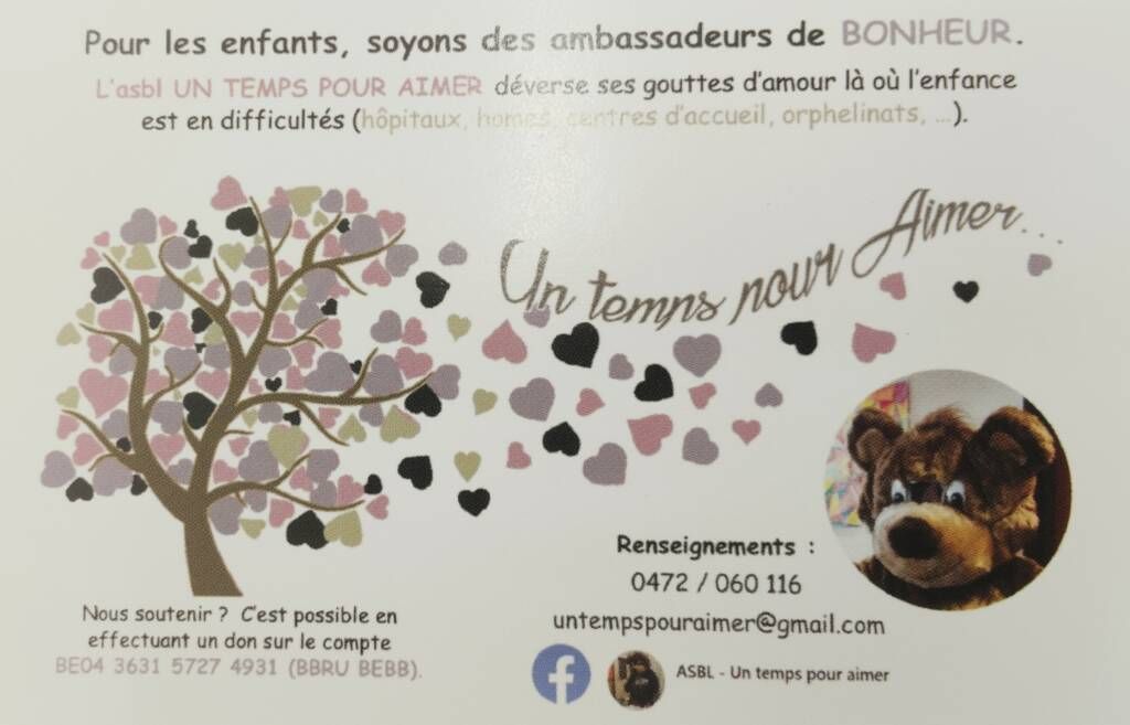 Un temps pour aimer, carte de visite